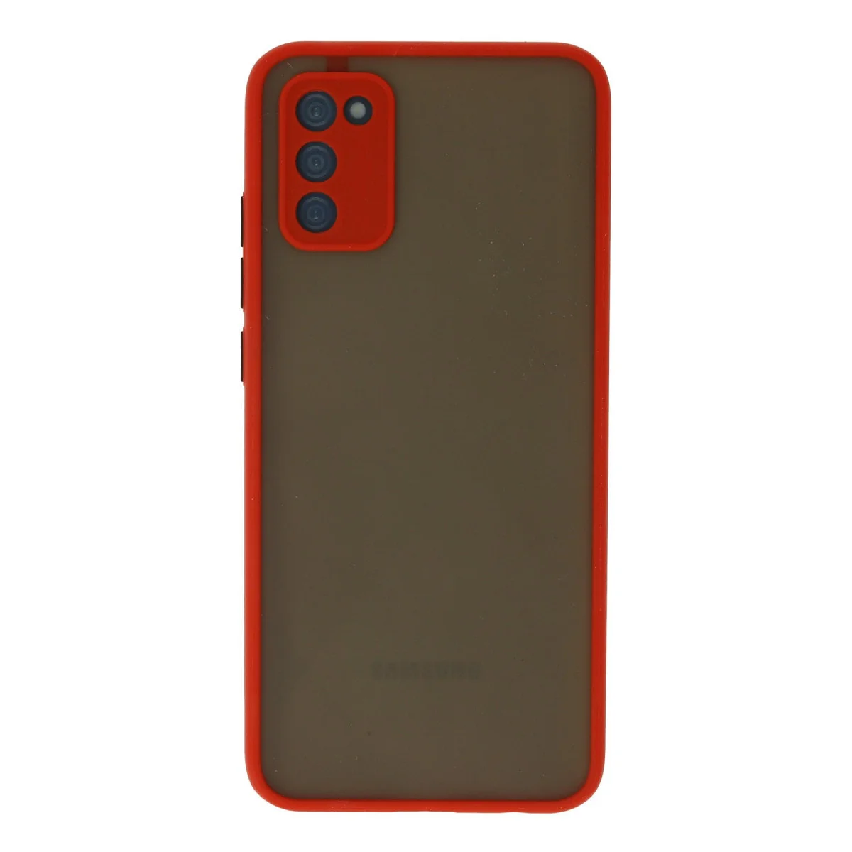 Galaxy A02S Kılıf Montreal Silikon Kapak - Kırmızı