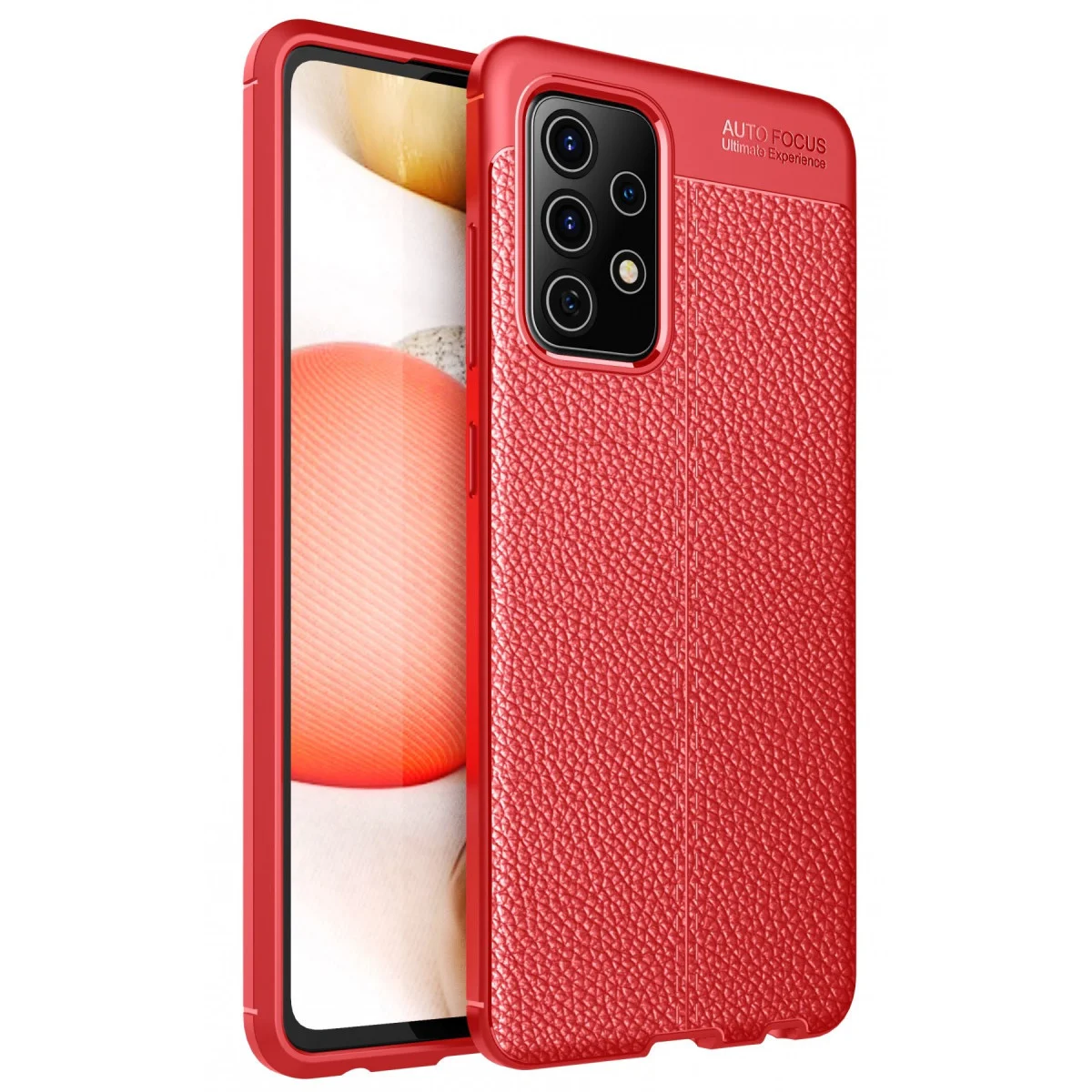 Galaxy A52 Kılıf Auto Focus Kapak - Kırmızı