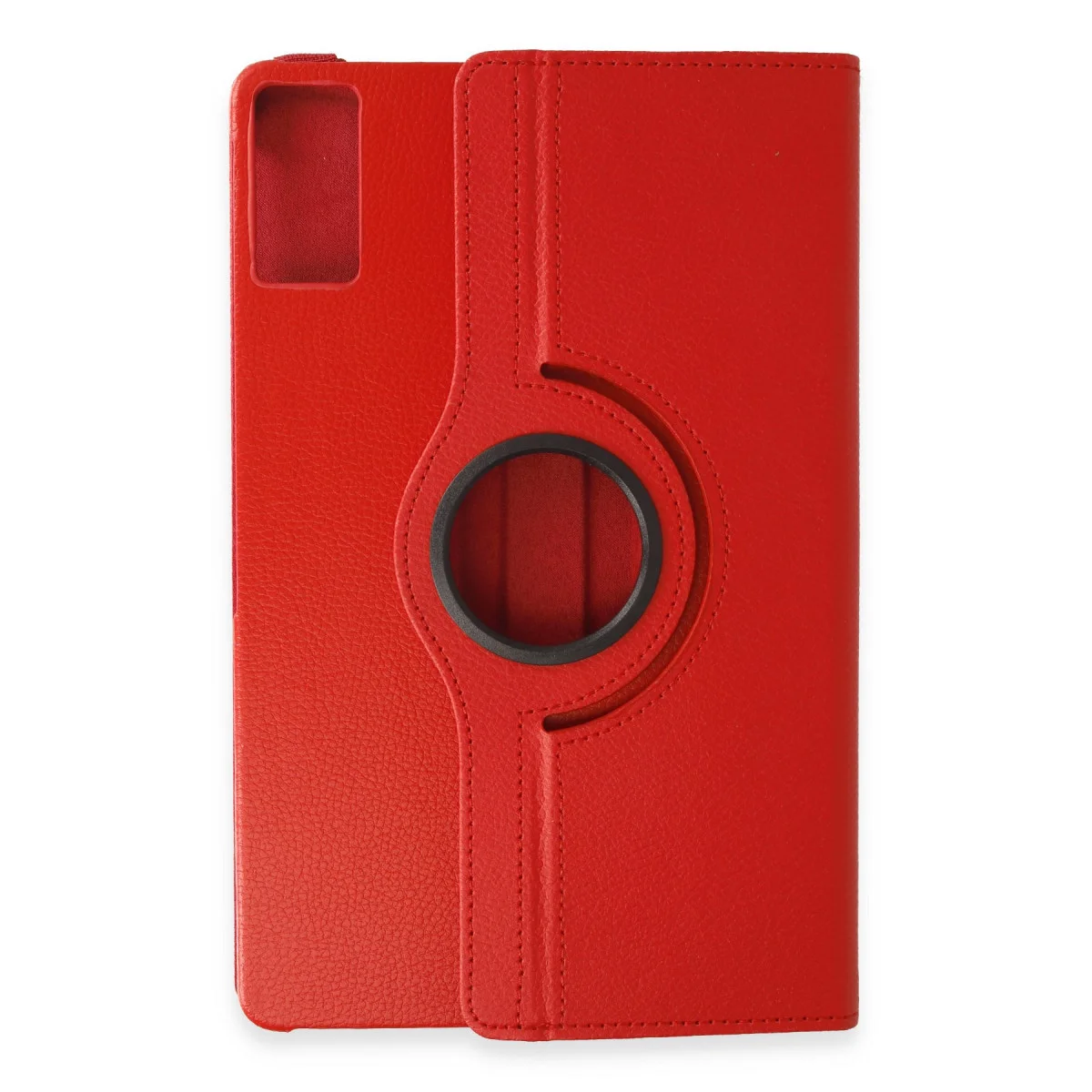 Redmi Pad SE Kılıf 360 Tablet Deri Kılıf - Kırmızı