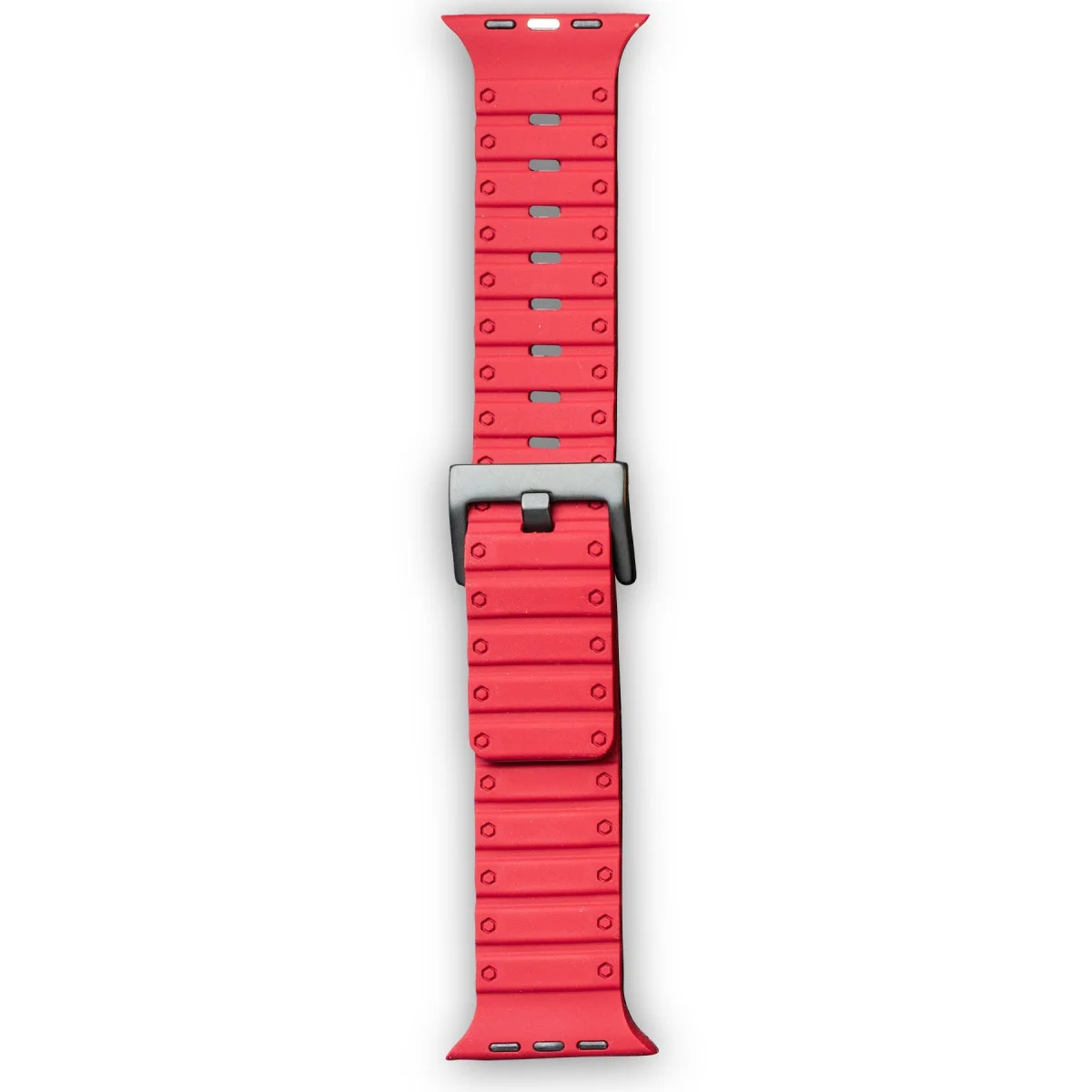 Watch 42mm Magnus Mıknatıslı Silikon Kordon - Kırmızı