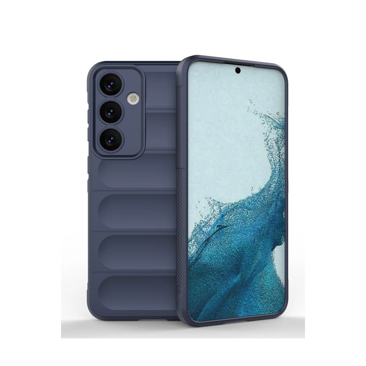Galaxy S24 Kılıf Optimum Silikon - Lacivert