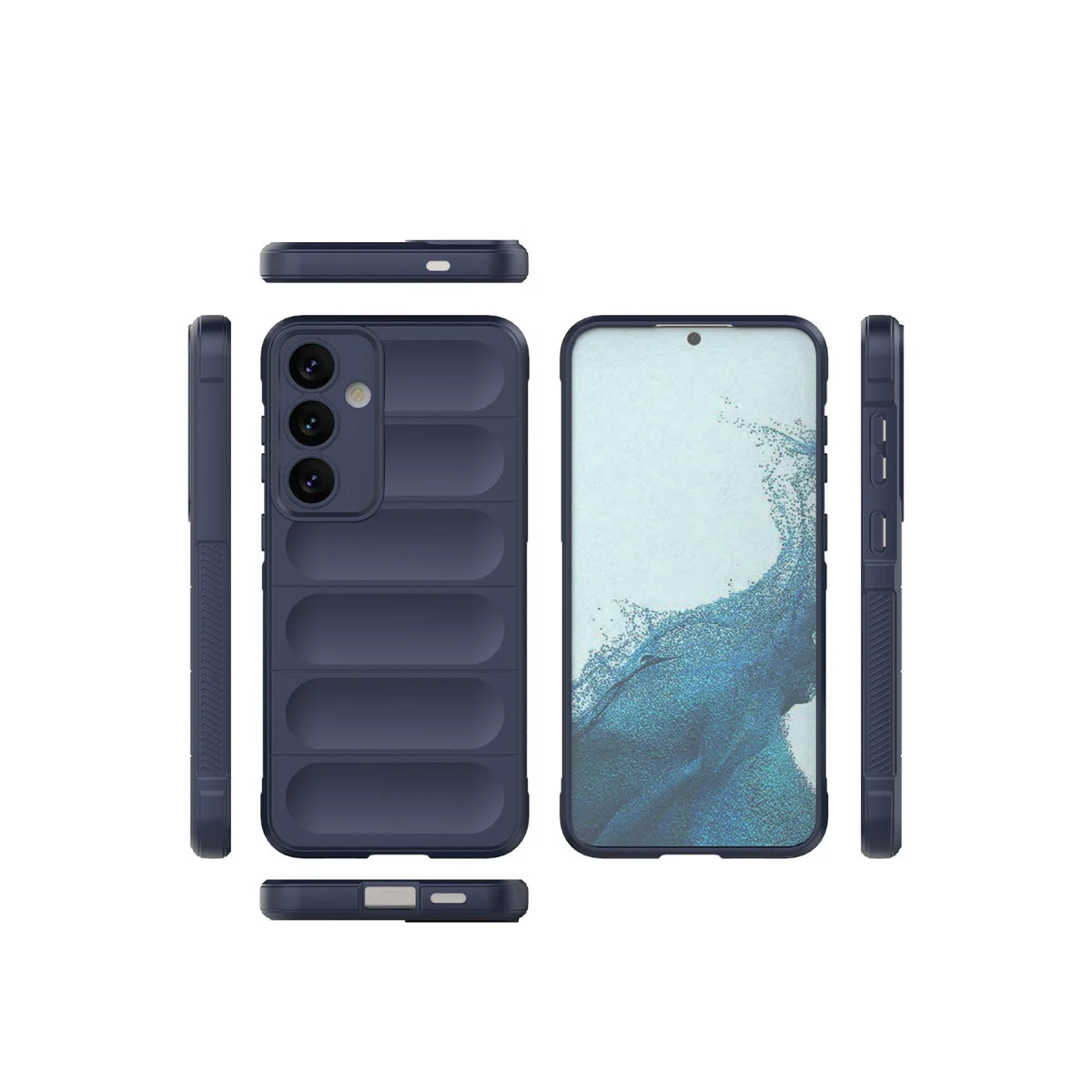 Galaxy S24 Kılıf Optimum Silikon - Lacivert