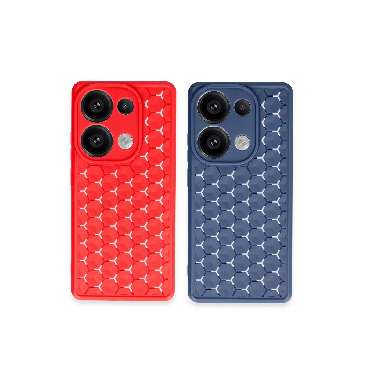 Redmi Note 13 Pro 5G Kılıf Petek Silikon Kapak - Lacivert