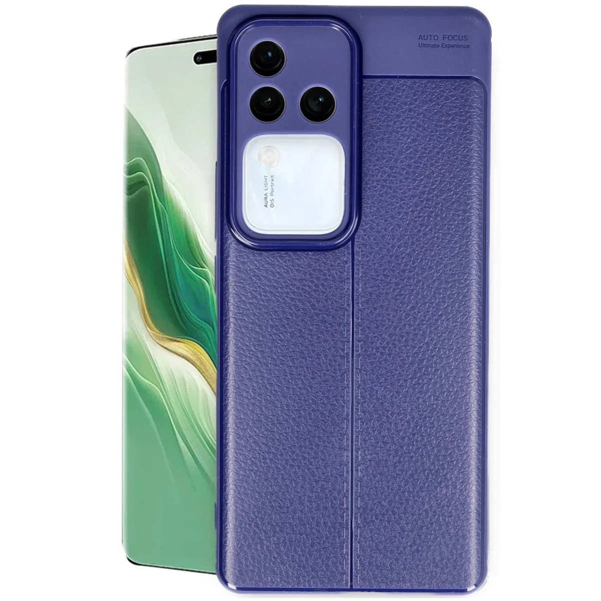 V30 5G Kılıf Auto Focus Kapak - Lacivert