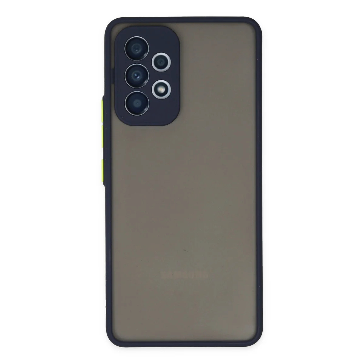 Galaxy A73 5G Kılıf Montreal Silikon Kapak - Lacivert