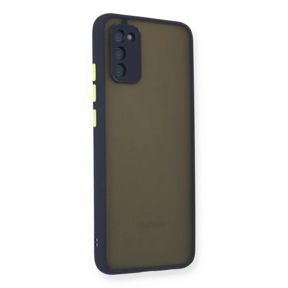 Galaxy A02S Kılıf Montreal Silikon Kapak - Lacivert