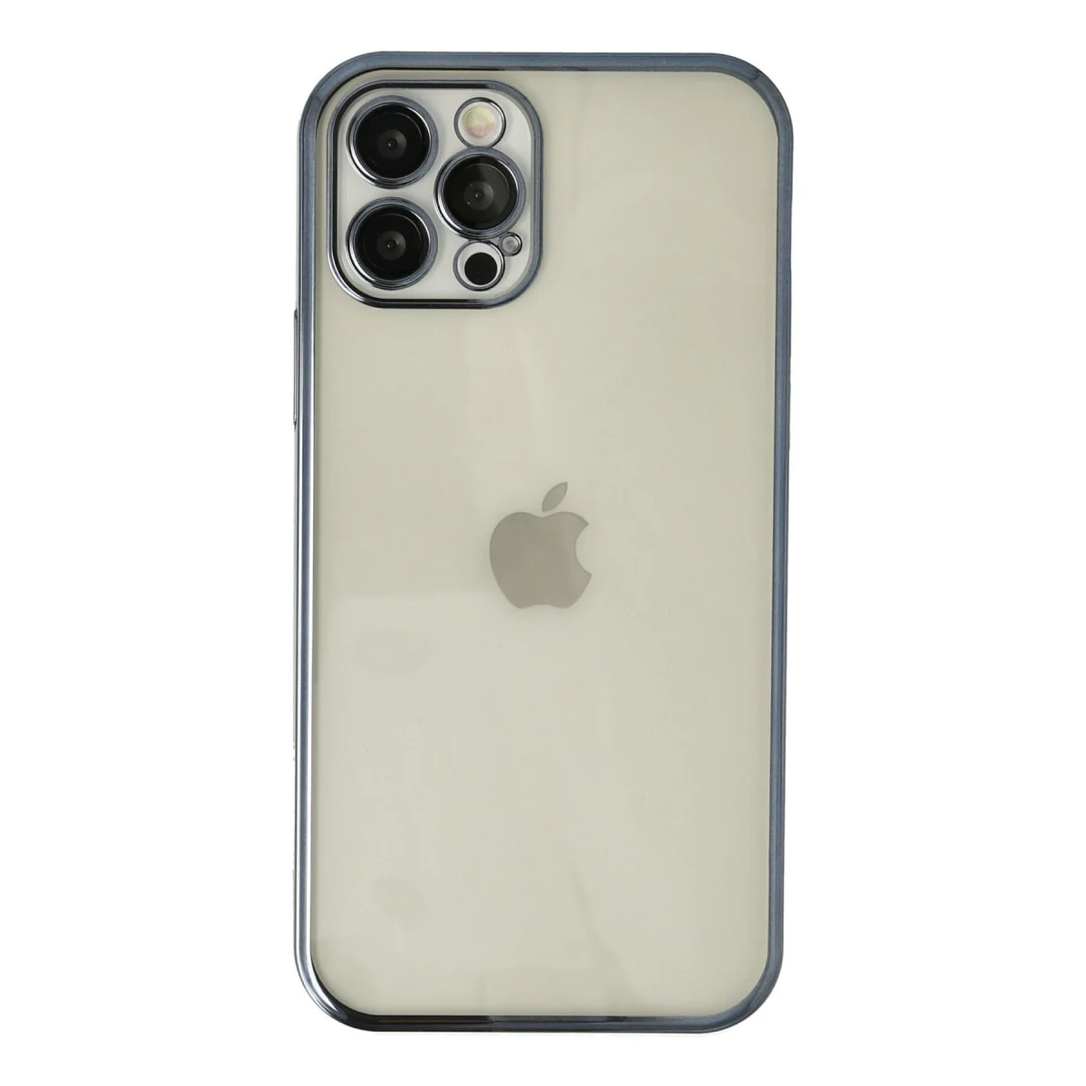 iPhone 12 Pro Kılıf Razer Lensli Silikon - Lacivert