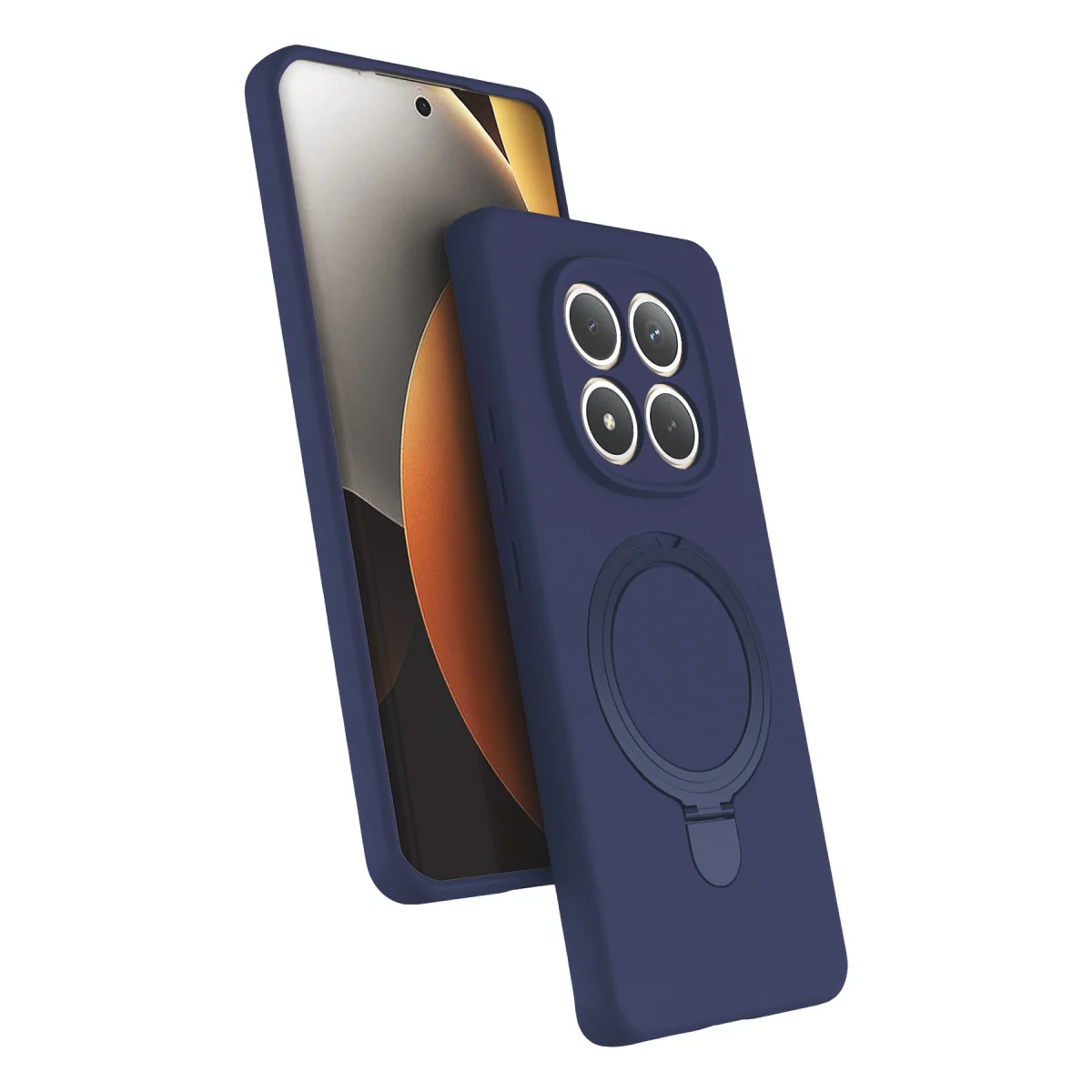 Redmi Note 15 4G Regal Magsafe Standlı Kapak - Lacivert