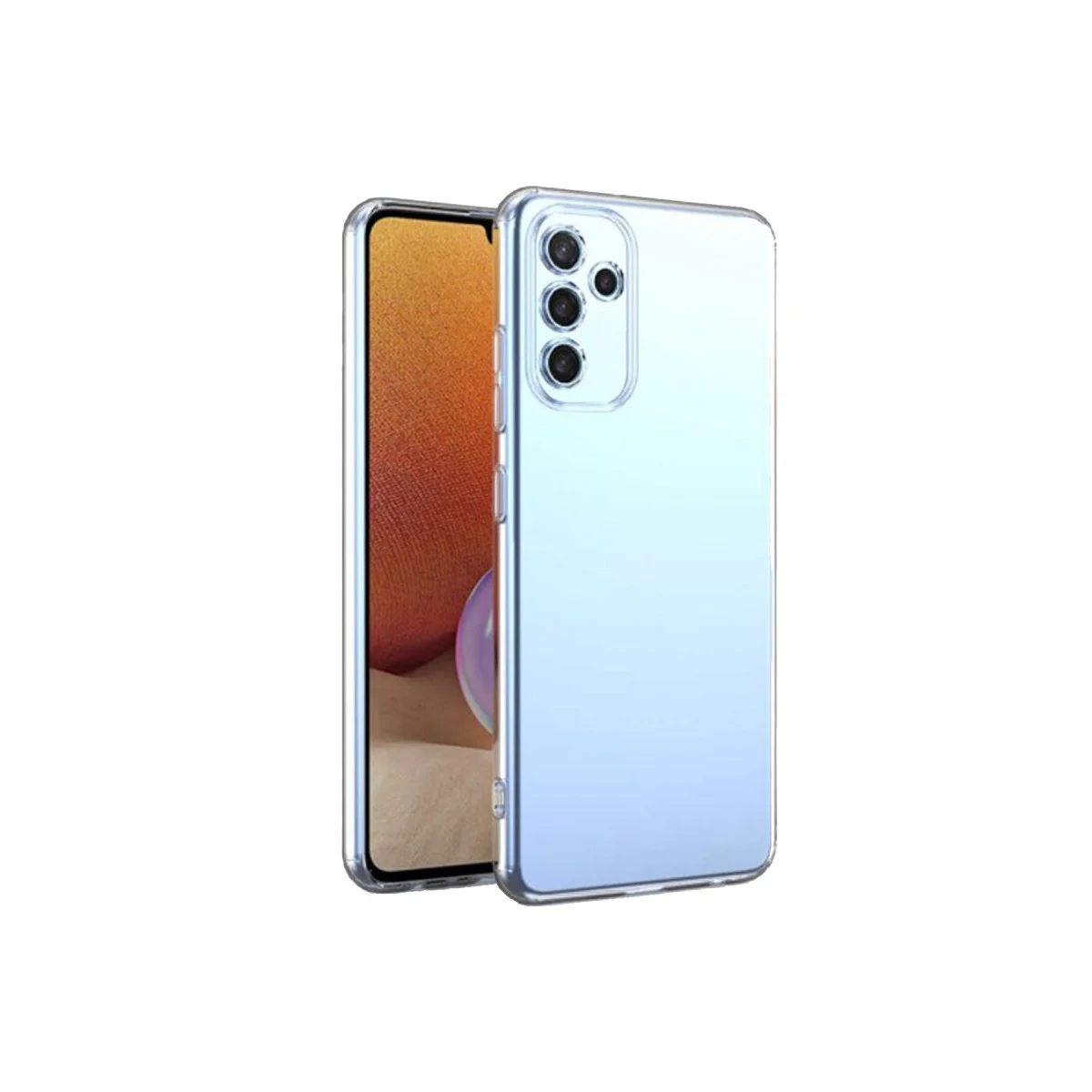 Galaxy A24 4G Kılıf Lüx Şeffaf Silikon