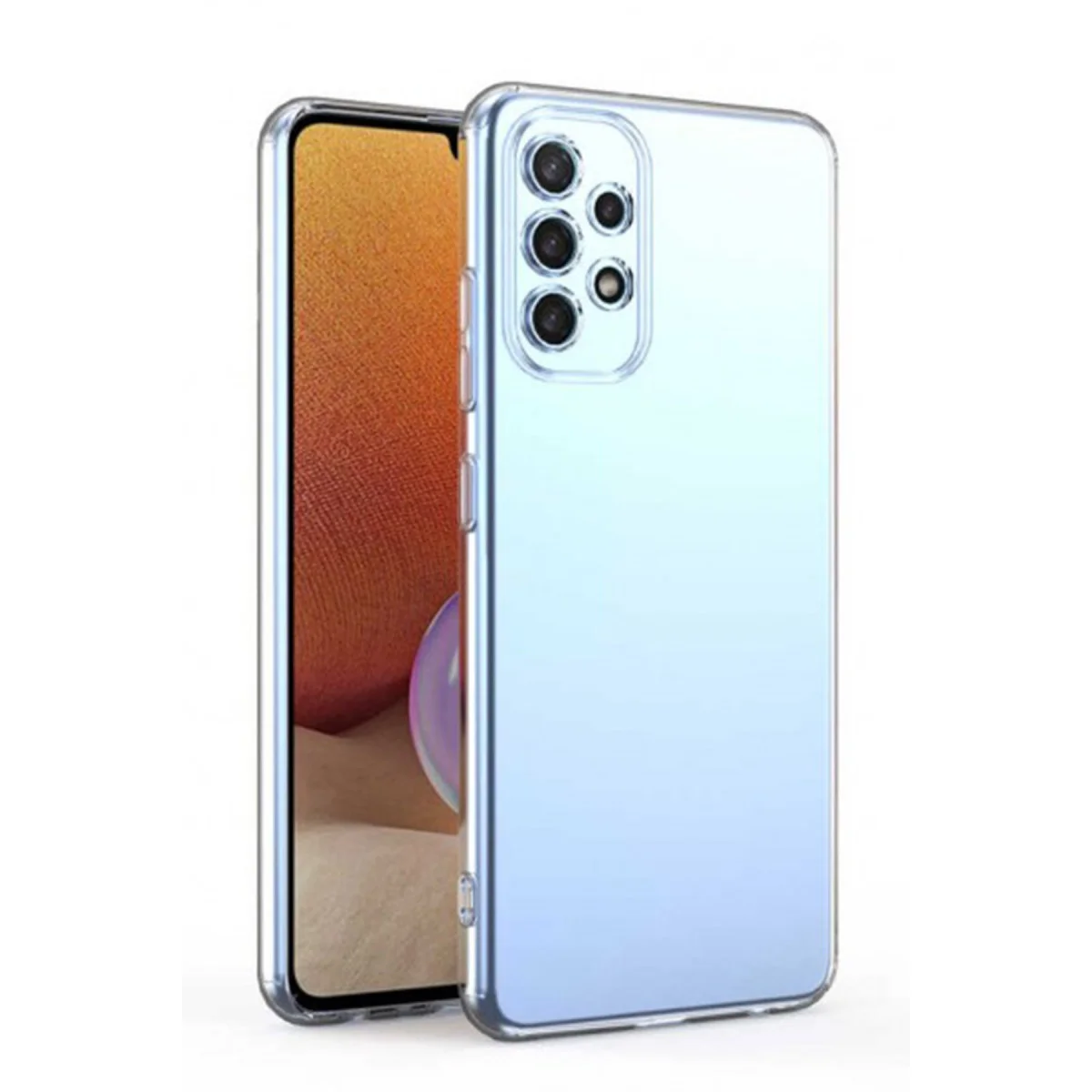 Galaxy A32 Kılıf Lüx Şeffaf Silikon