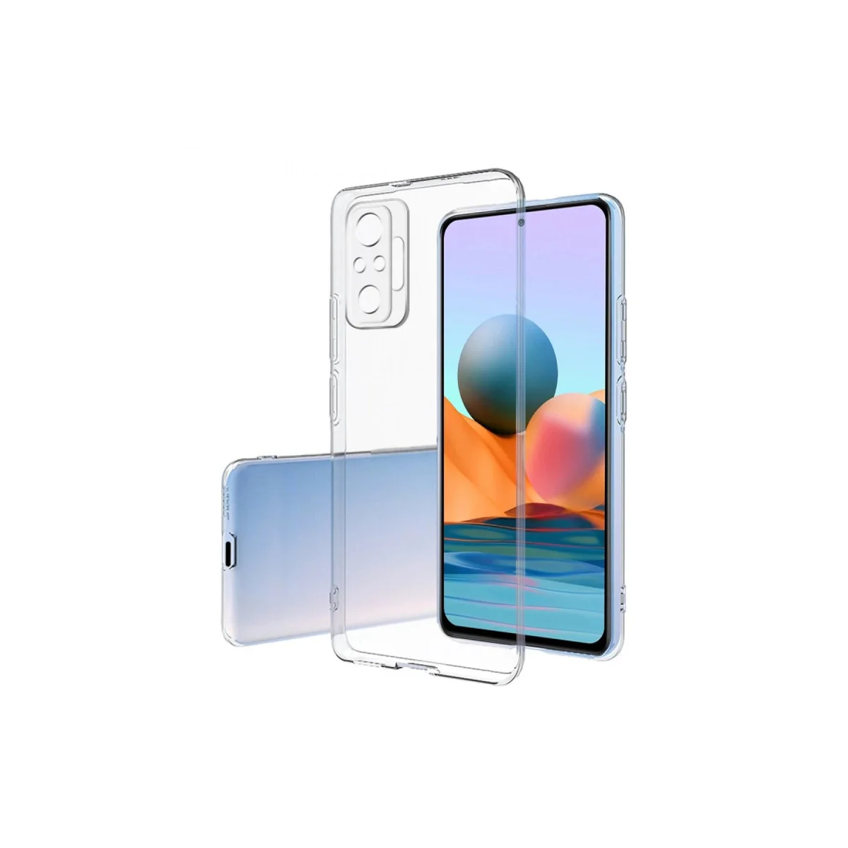Redmi Note 10 Pro Kılıf Lüx Şeffaf Silikon