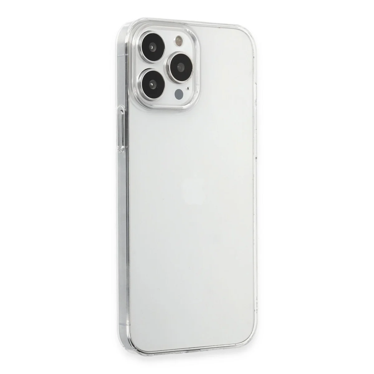 iPhone 15 Pro Max Kılıf Pc Sert Şeffaf Kapak - Şeffaf