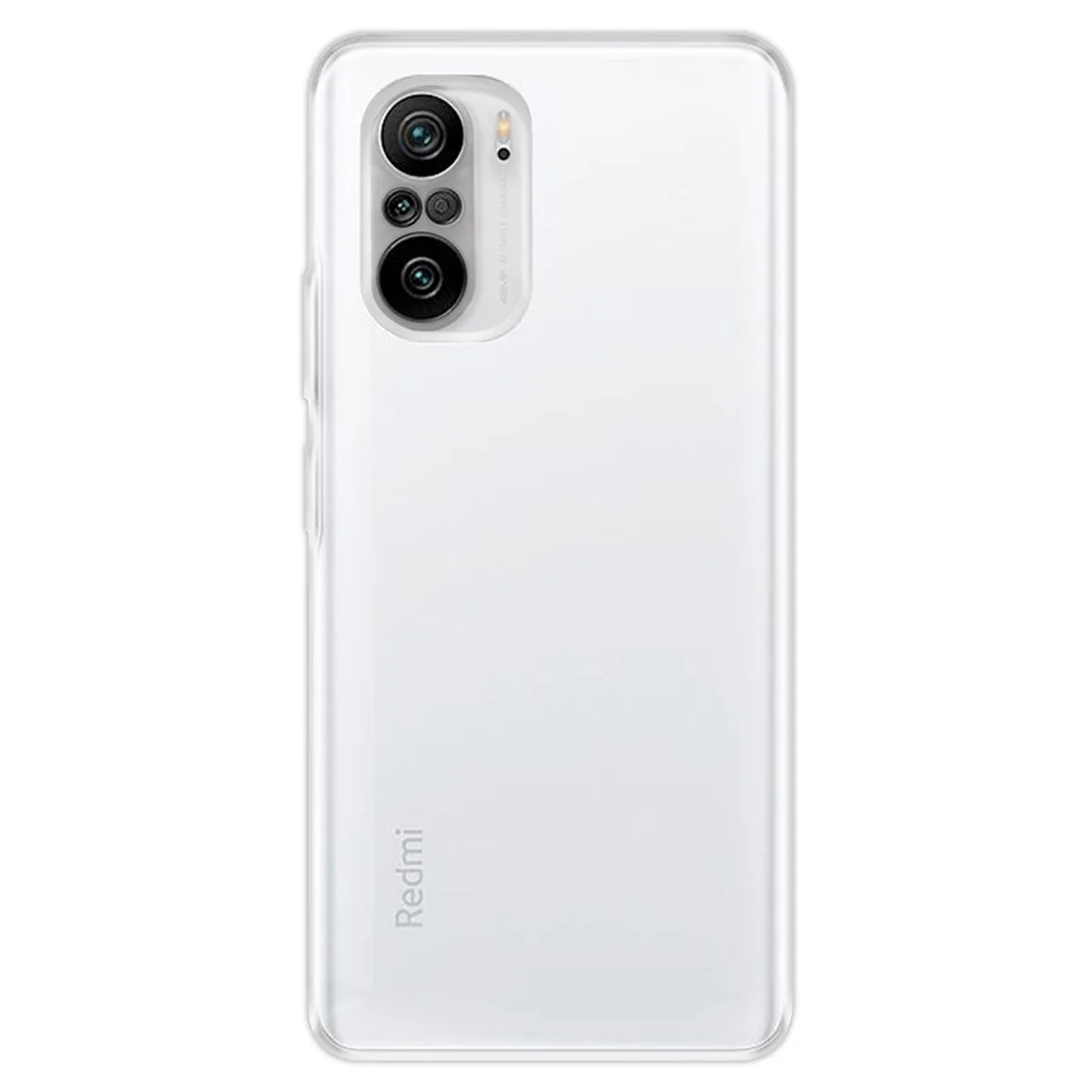 Poco F3 Kılıf Deluxe 2mm Şeffaf Silikon - Şeffaf