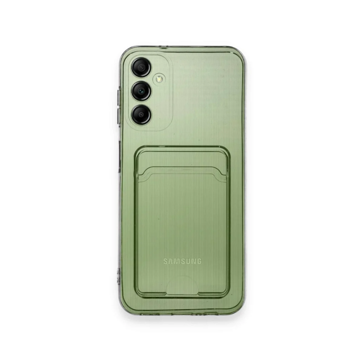 Galaxy A35 5G Kılıf Kart Şeffaf Silikon - Şeffaf
