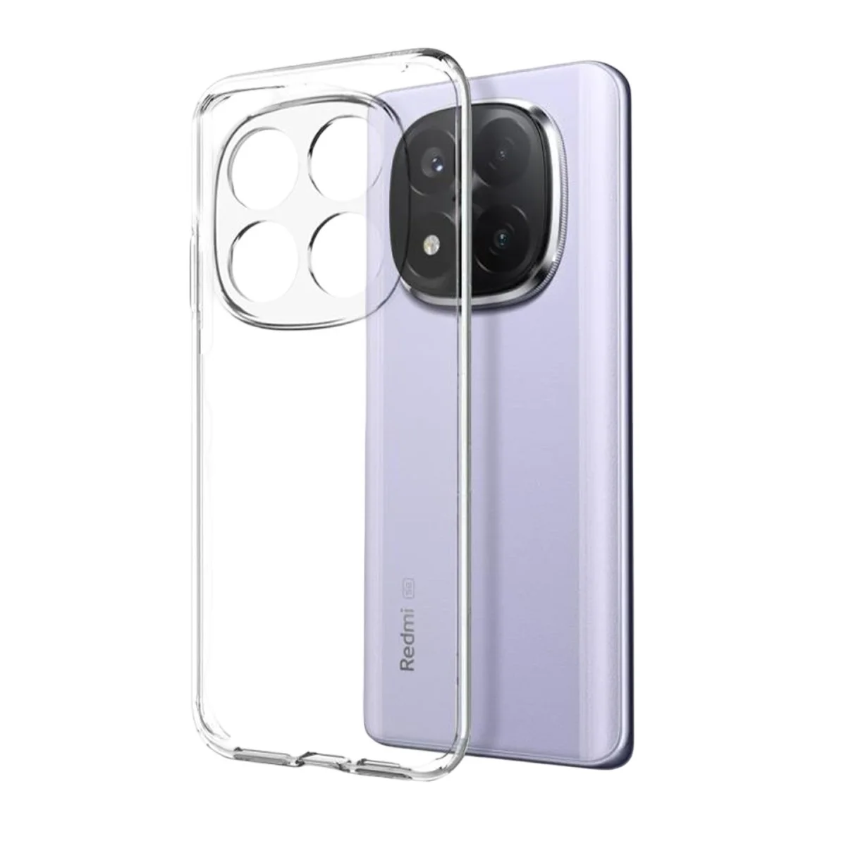 Redmi Note 15 Pro Plus 5G Lüx Şeffaf Silikon - Şeffaf