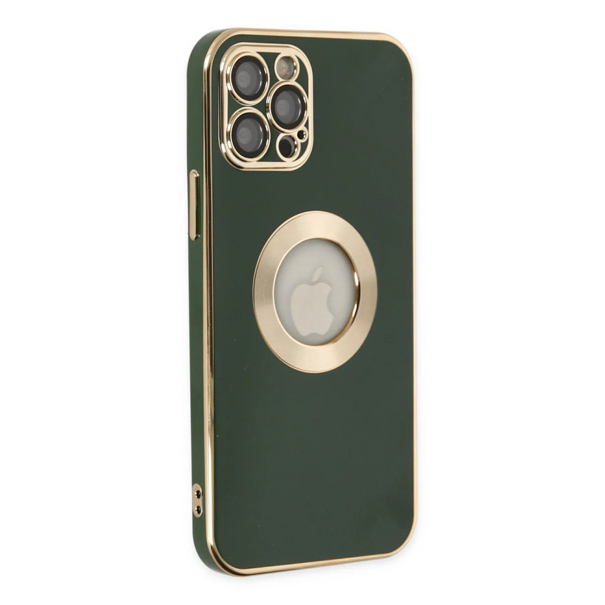 iPhone 12 Pro Max Kılıf Store Silikon - Yeşil