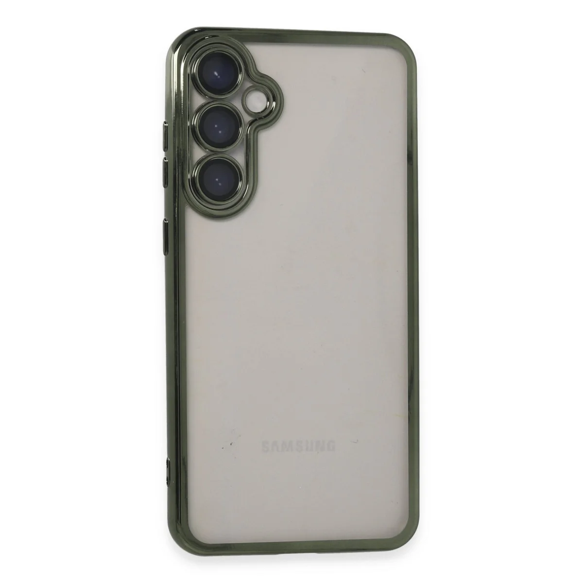 Galaxy S23 FE Kılıf Razer Lensli Silikon - Yeşil