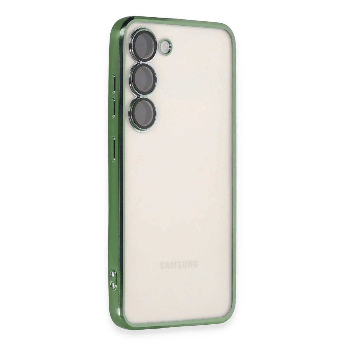 Galaxy S23 Plus Kılıf Razer Lensli Silikon - Yeşil