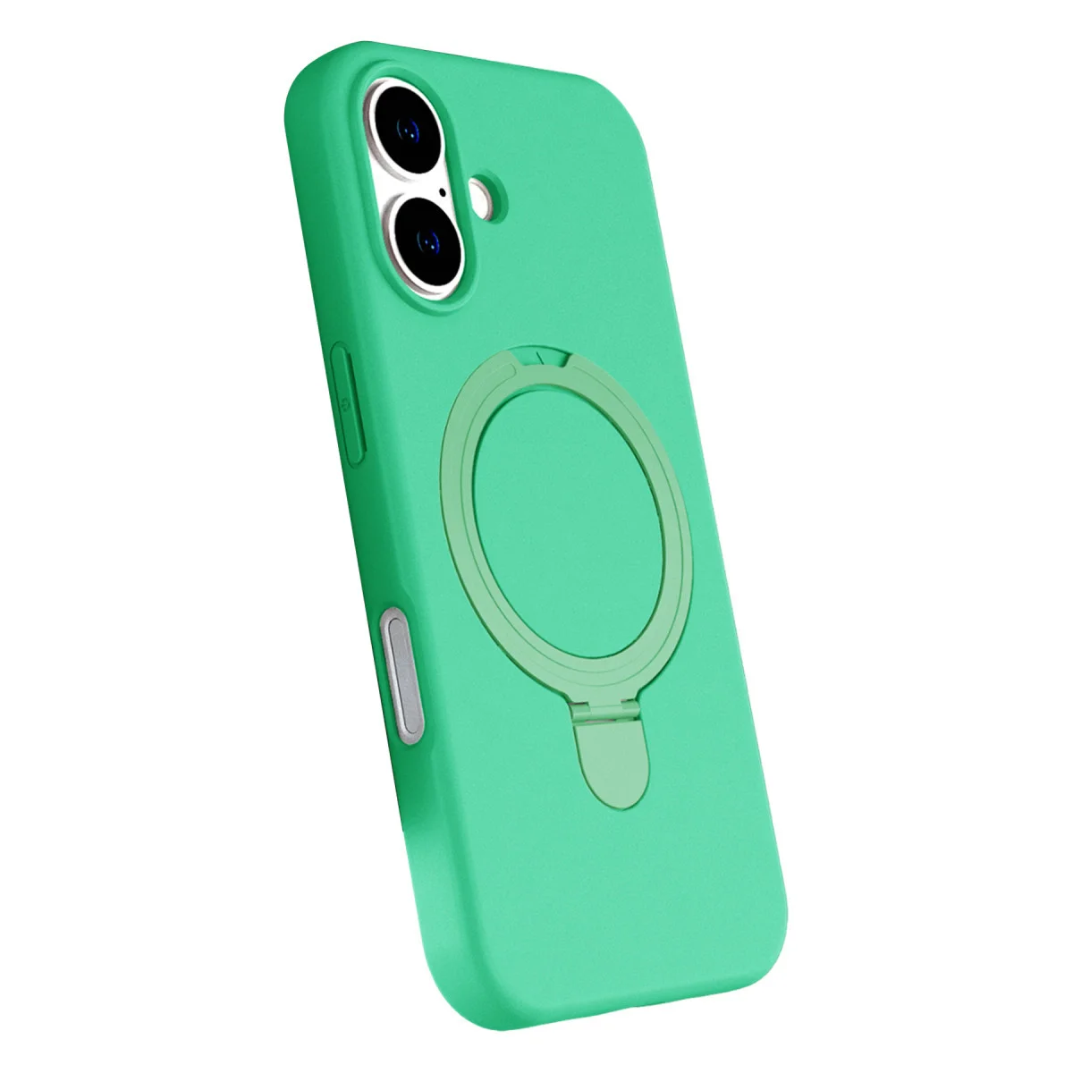 iPhone 16 Regal Magsafe Standlı Kapak - Yeşil