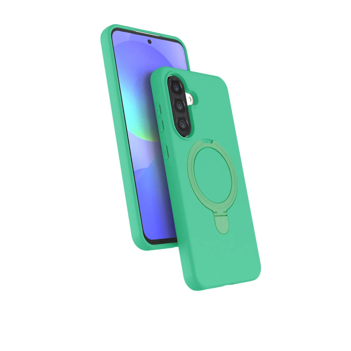 Galaxy A36 Regal Magsafe Standlı Kapak - Yeşil
