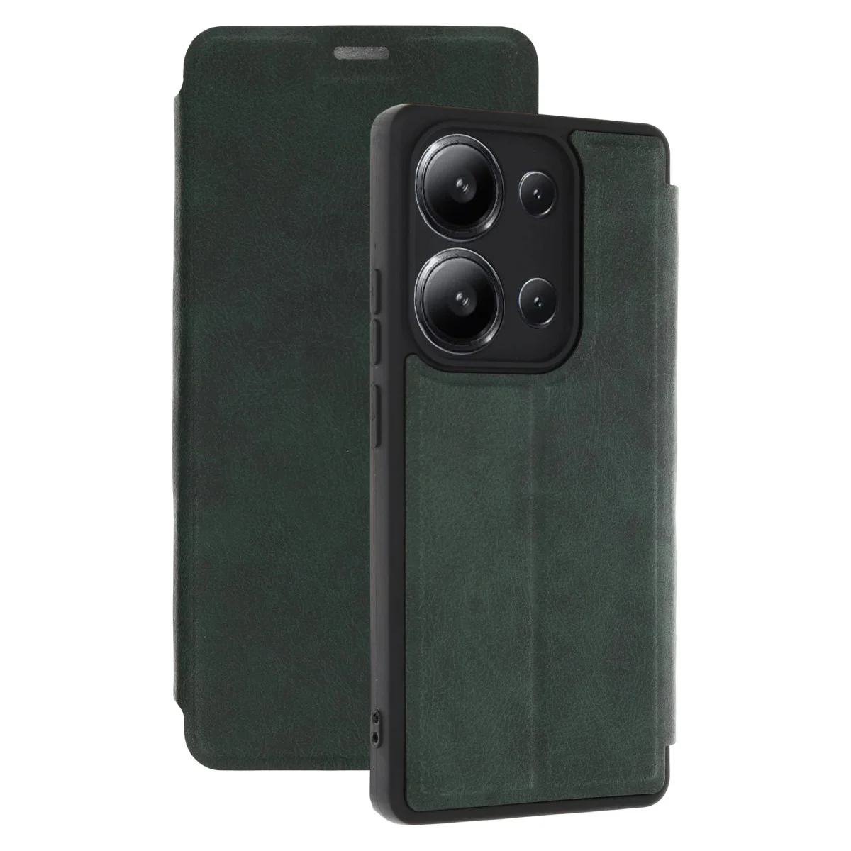 Redmi 15C 4G Flip Cover - Yeşil