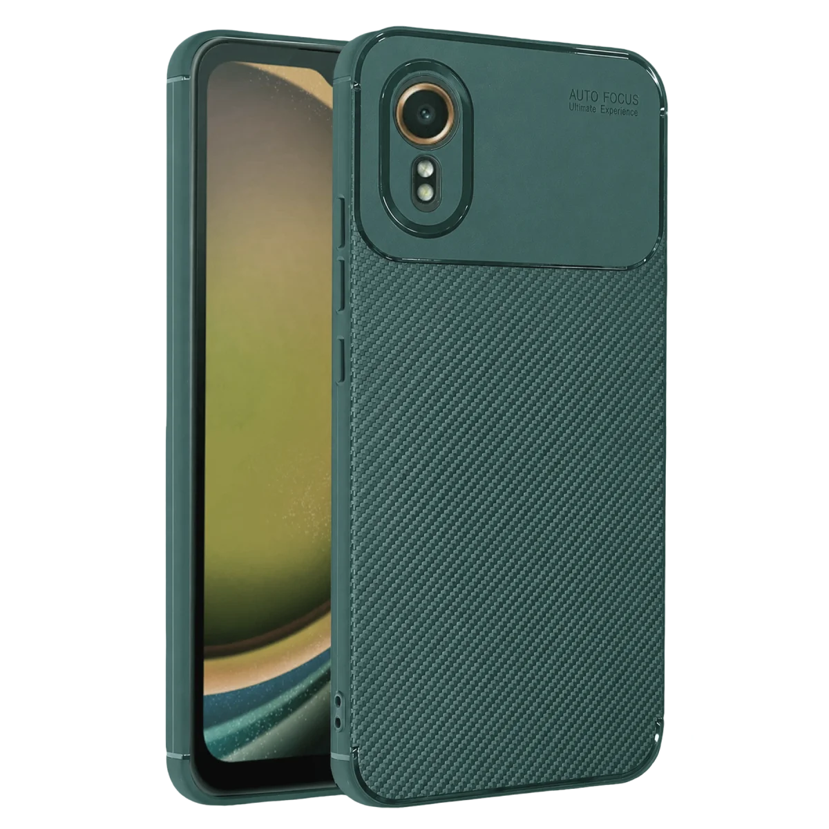 Galaxy XCover 7 Kılıf Auto Focus Karbon Kapak - Yeşil