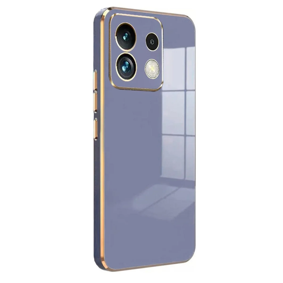 Poco M6 Pro 4G Kılıf Volet Silikon - Mavi
