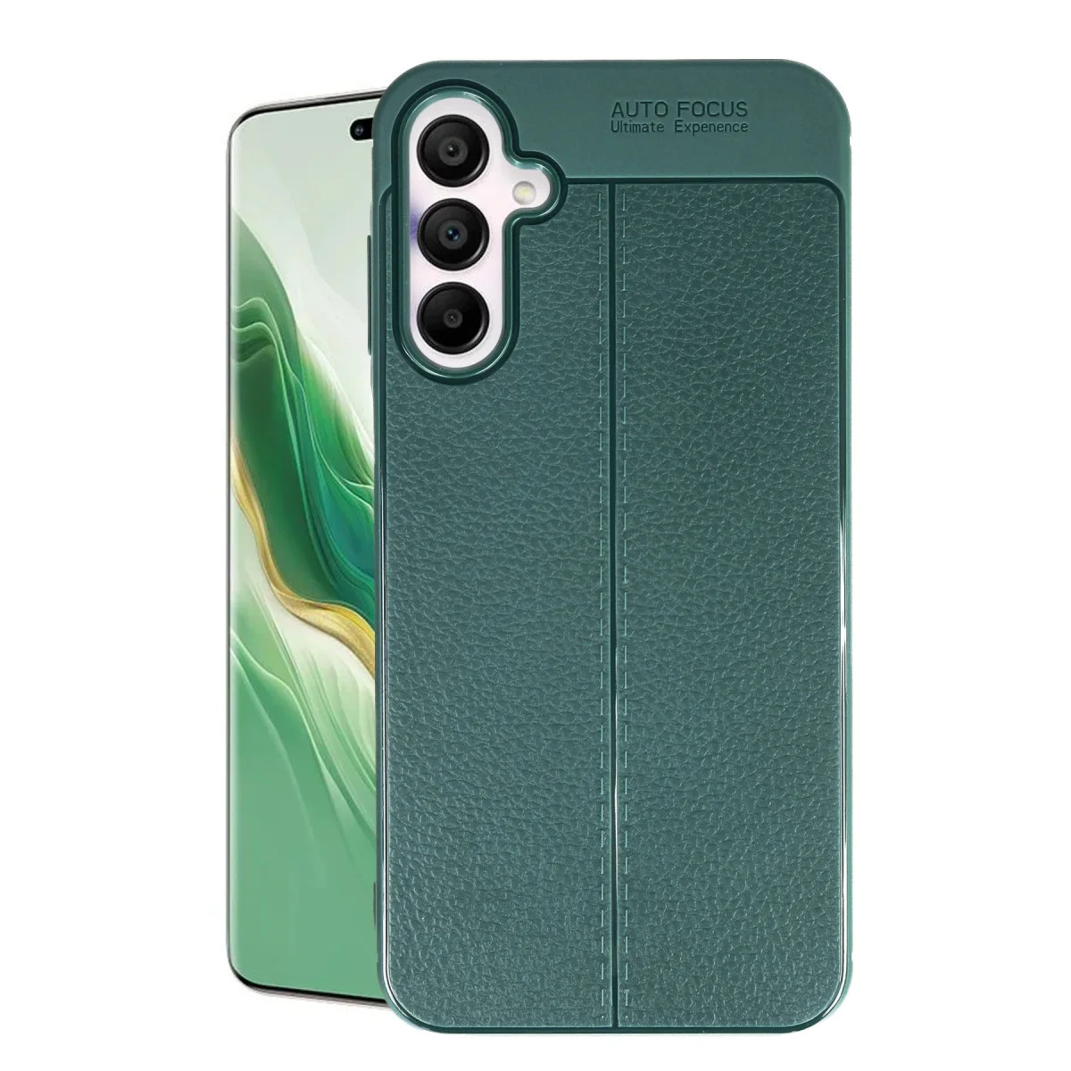 Galaxy A15 4G Kılıf Auto Focus Kapak - Koyu Yeşil
