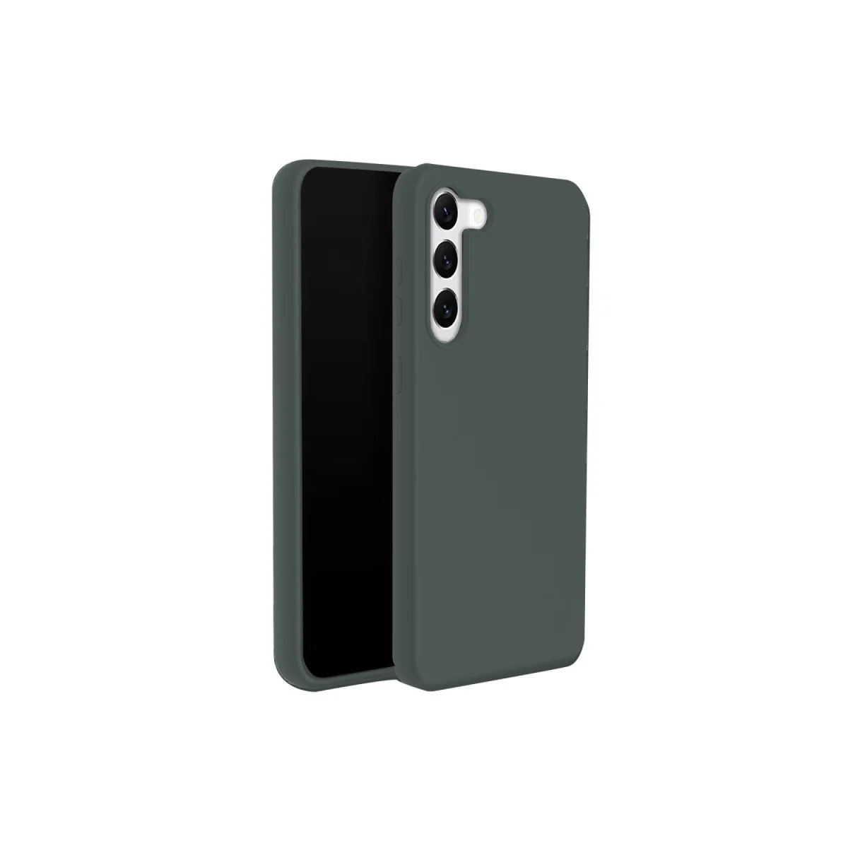 Galaxy S24 Plus Kılıf First Silikon - Koyu Yeşil