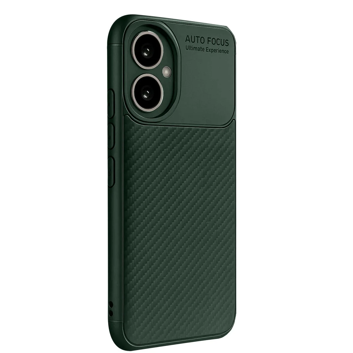 400 Kılıf Auto Focus Karbon Kapak - Koyu Yeşil