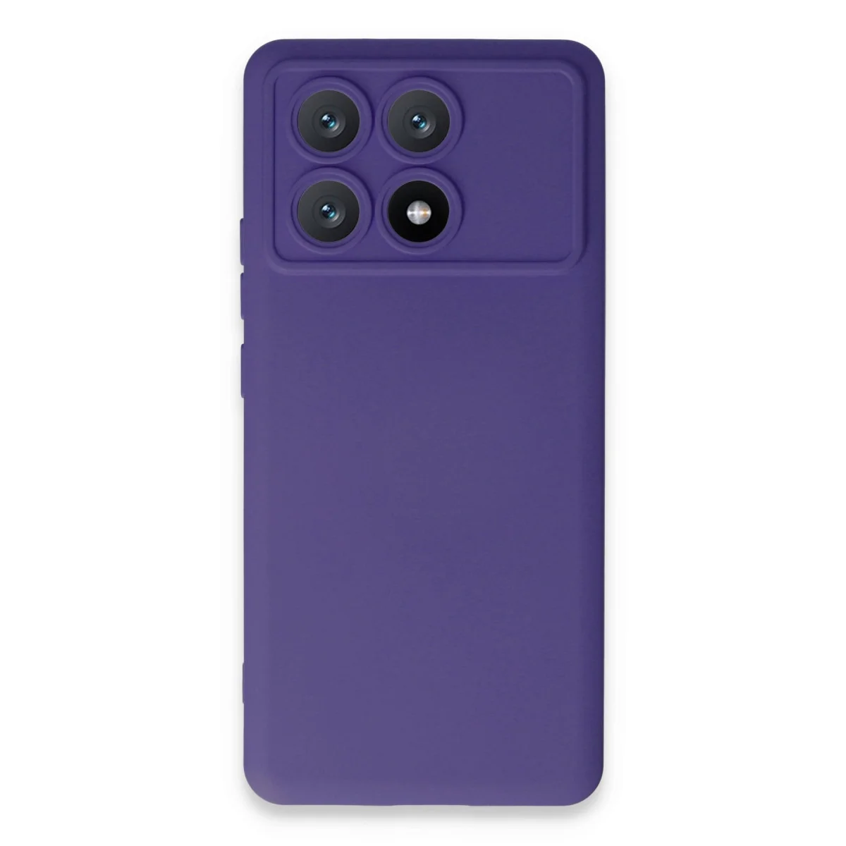 Poco X6 Pro Kılıf Nano içi Kadife Silikon - Mor