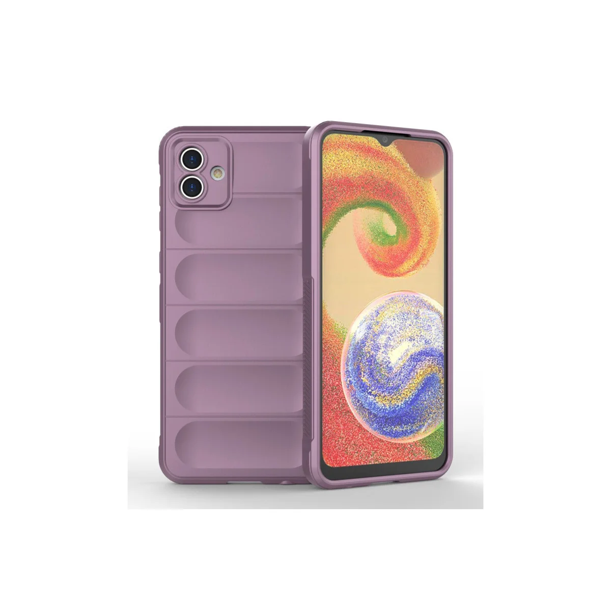 Galaxy A04E Kılıf Optimum Silikon - Mor
