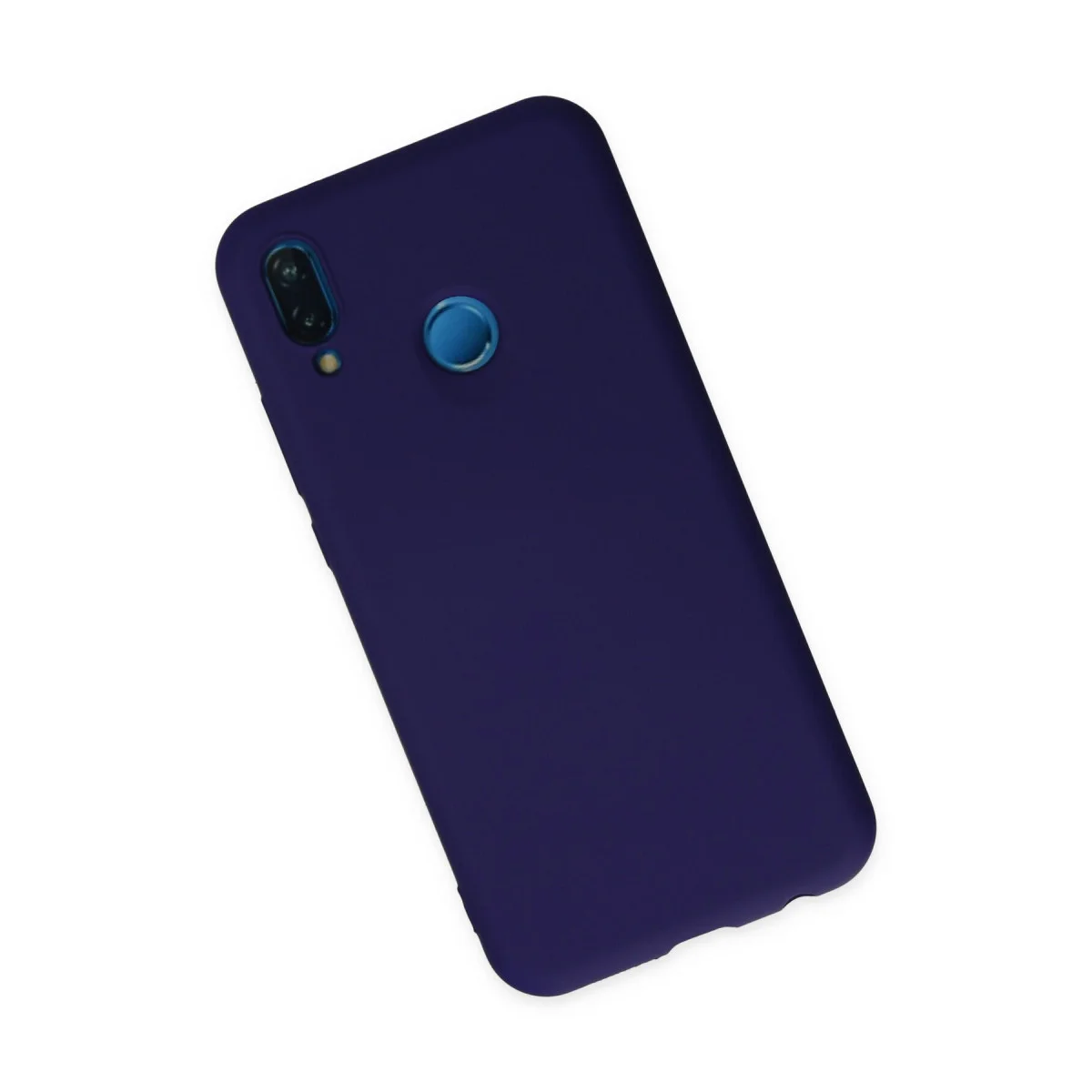 P20 Lite Kılıf Nano içi Kadife Silikon - Mor