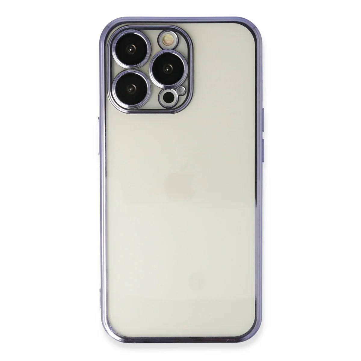 iPhone 14 Pro Kılıf Razer Lensli Silikon - Mor