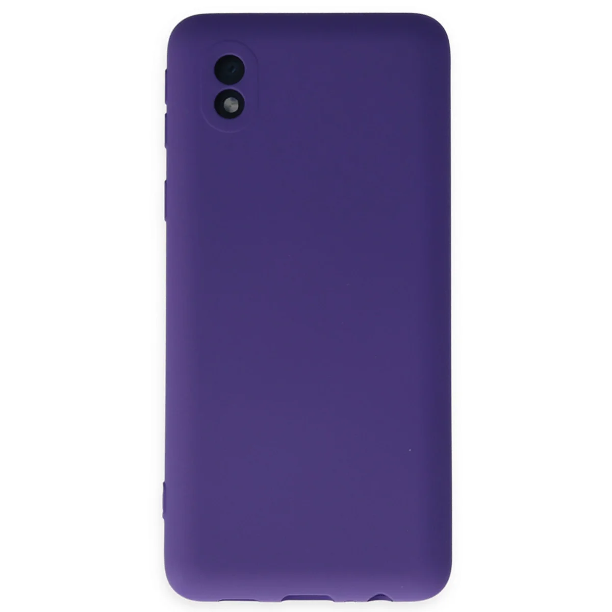 Galaxy A01 Core Kılıf Nano içi Kadife Silikon - Mor