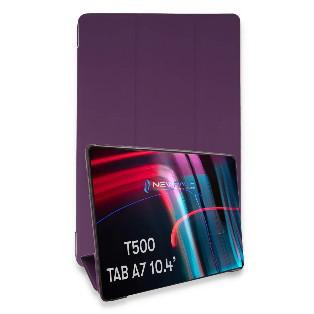 Galaxy T500 Tab A7 10.4 Kılıf Tablet Smart Kılıf - Mor