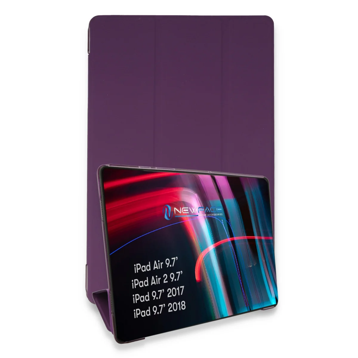 iPad 5 Air 9.7 Kılıf Tablet Smart Kılıf - Mor
