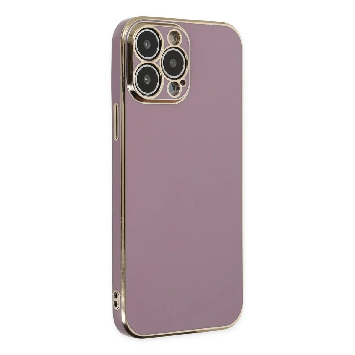 iPhone 14 Pro Kılıf Volet Silikon - Mor