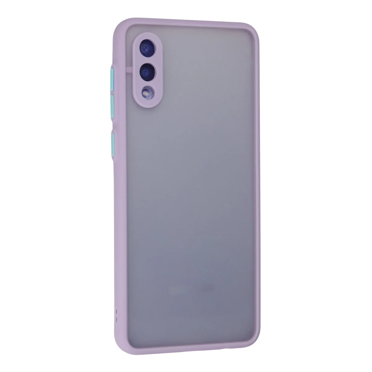 Galaxy A02 Kılıf Montreal Silikon Kapak - Mor