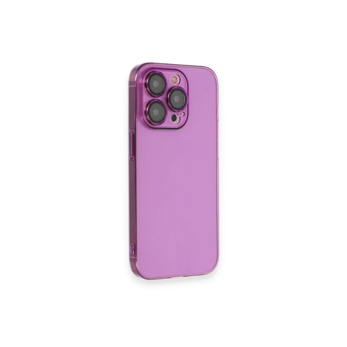 iPhone 13 Pro Max Kılıf Armada Lensli Kapak - Mor
