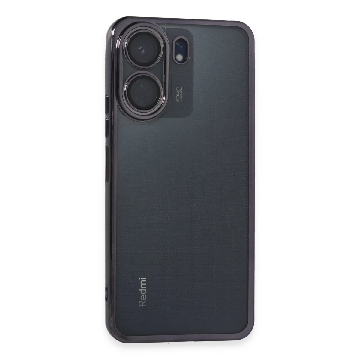 Redmi 13C Kılıf Razer Lensli Silikon - Mor
