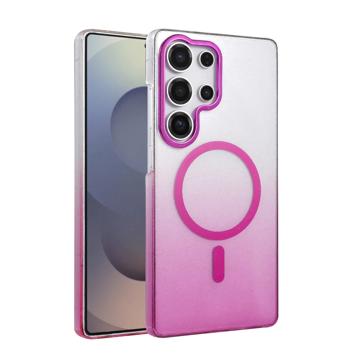 Galaxy S25 Ultra Glossy Magsafe Kapak - Mor