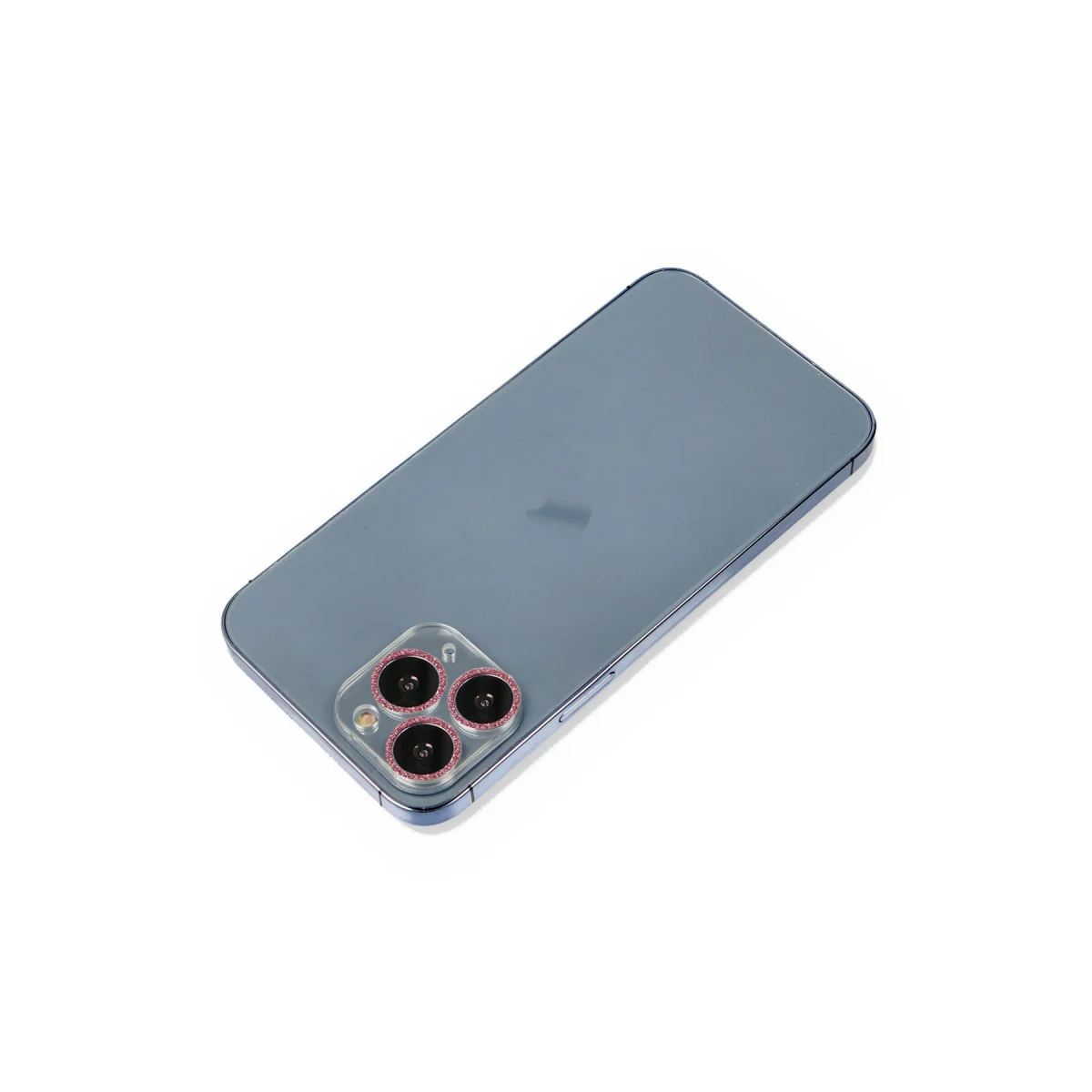 iPhone 11 Pro Max Shine Kamera Lens Koruma Cam - Pembe