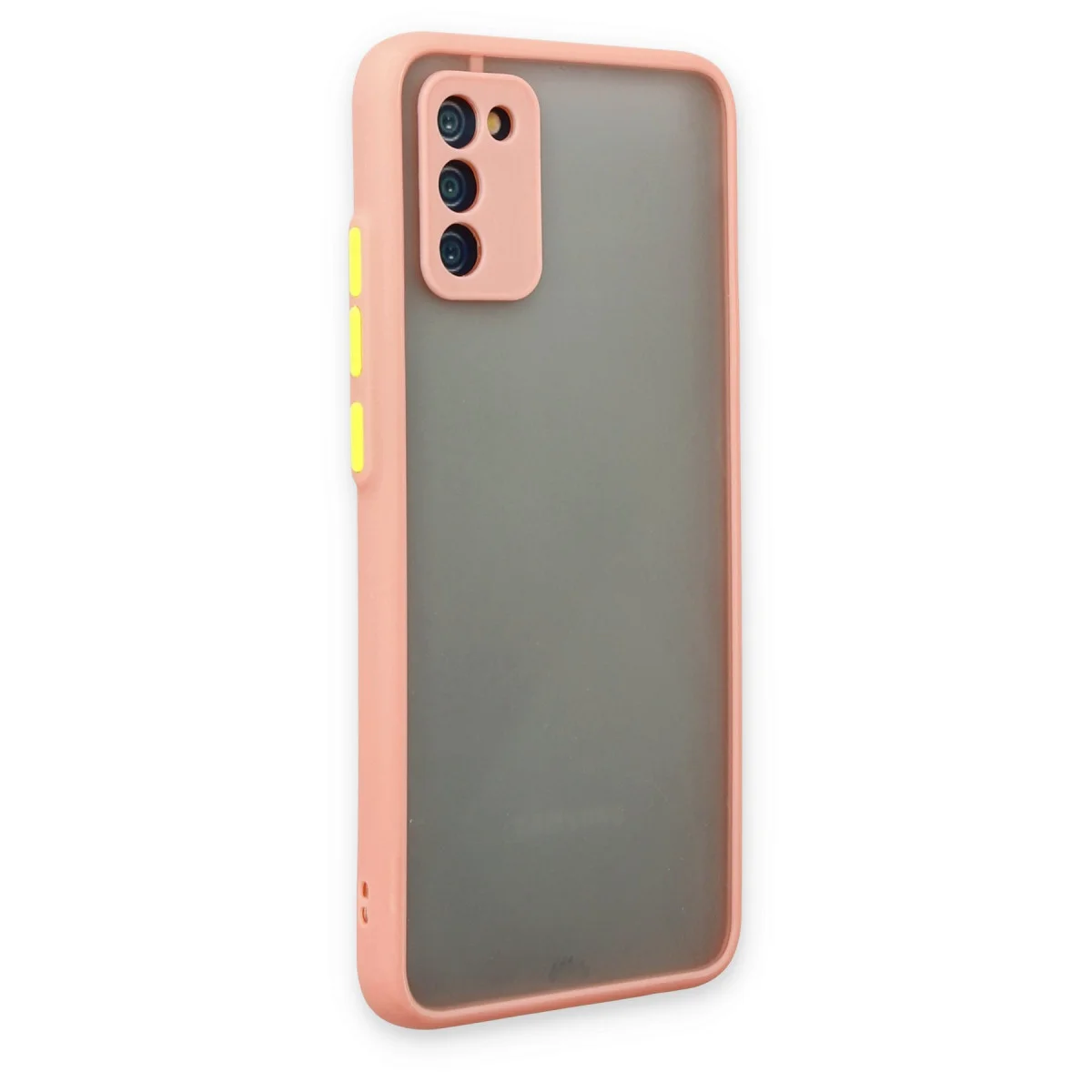 Galaxy A02S Kılıf Montreal Silikon Kapak - Pembe