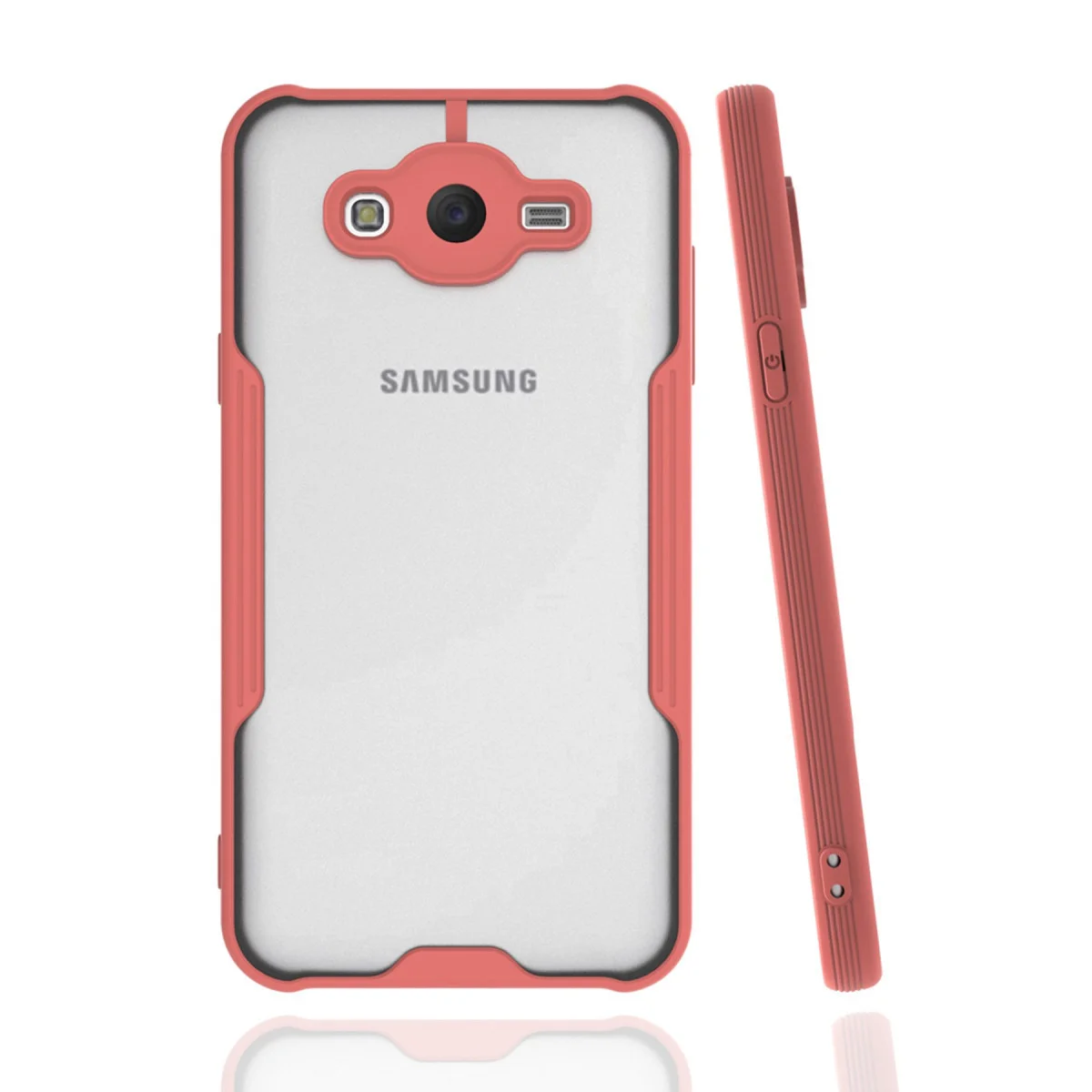 Galaxy J7 Kılıf Platin Silikon - Pembe