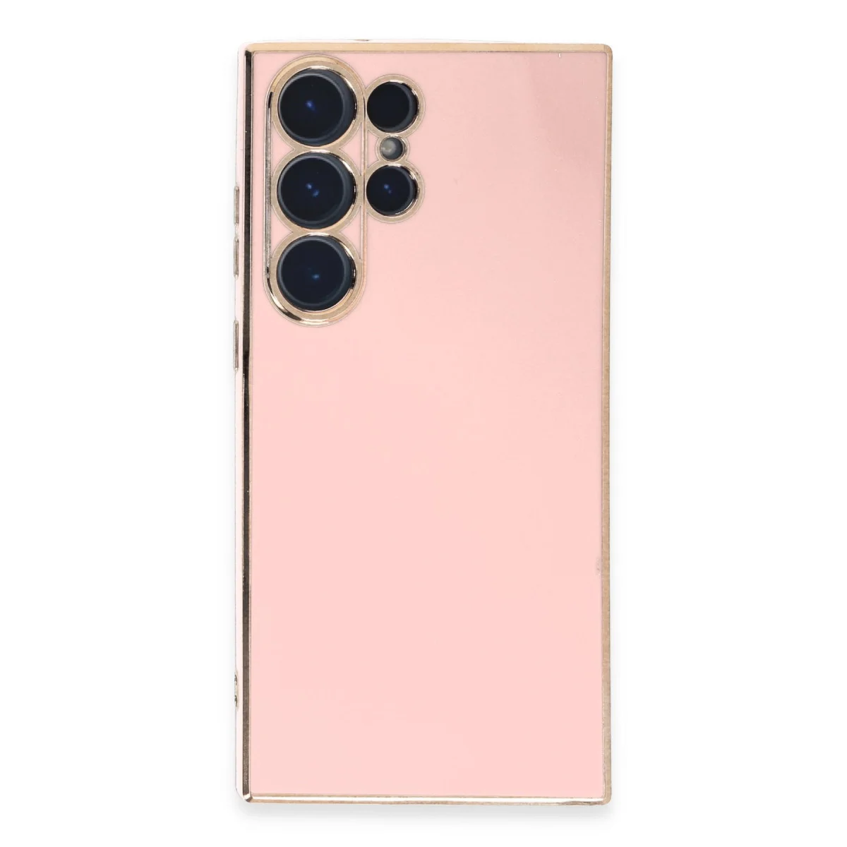 Galaxy S23 Ultra Kılıf Volet Silikon - Pembe