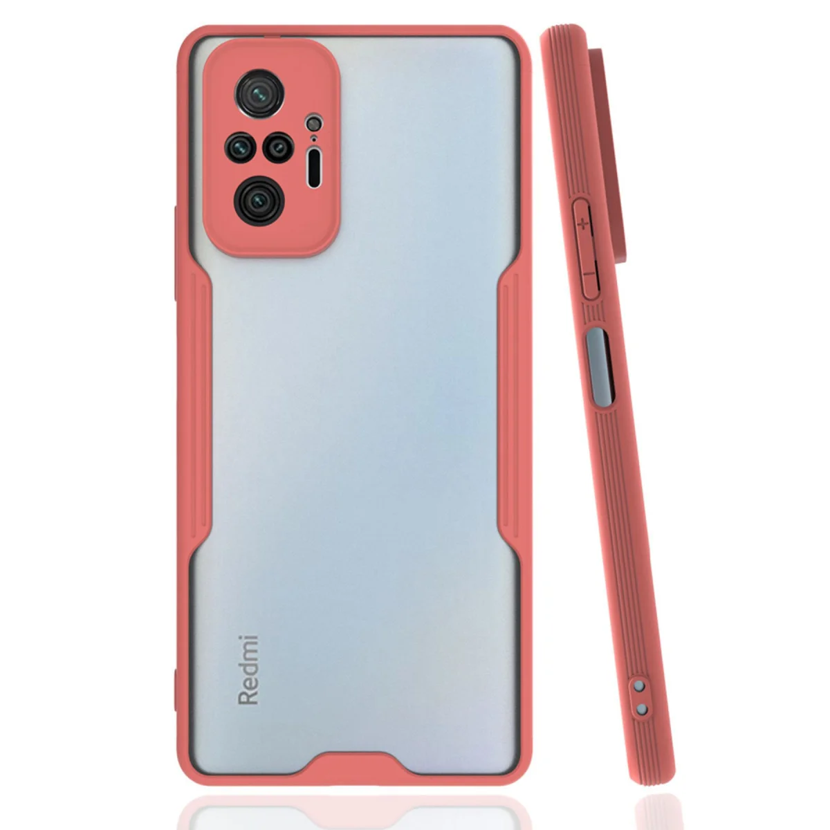 Redmi Note 10 Pro Kılıf Platin Silikon - Pembe