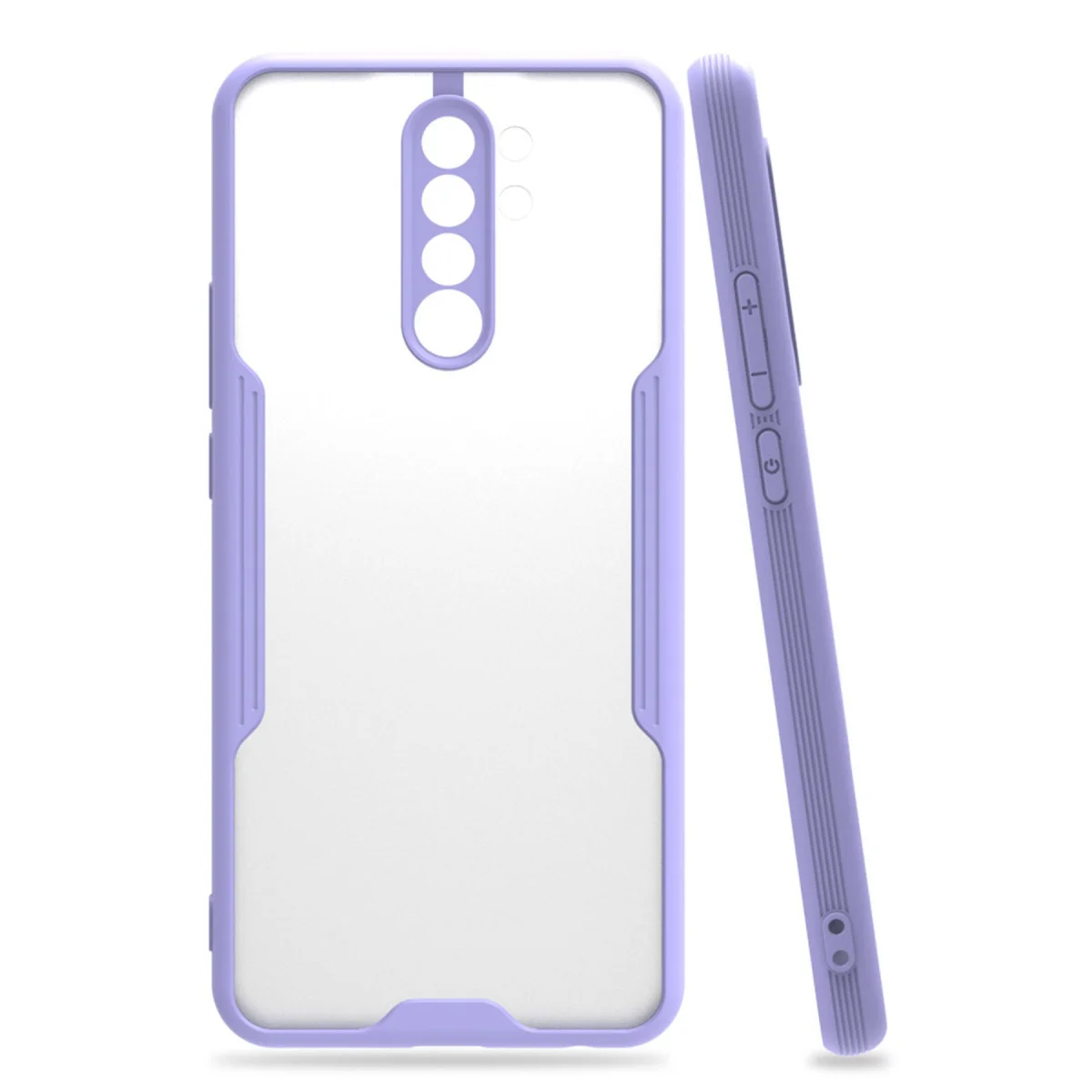 Redmi Note 8 Pro Kılıf Platin Silikon - Lila