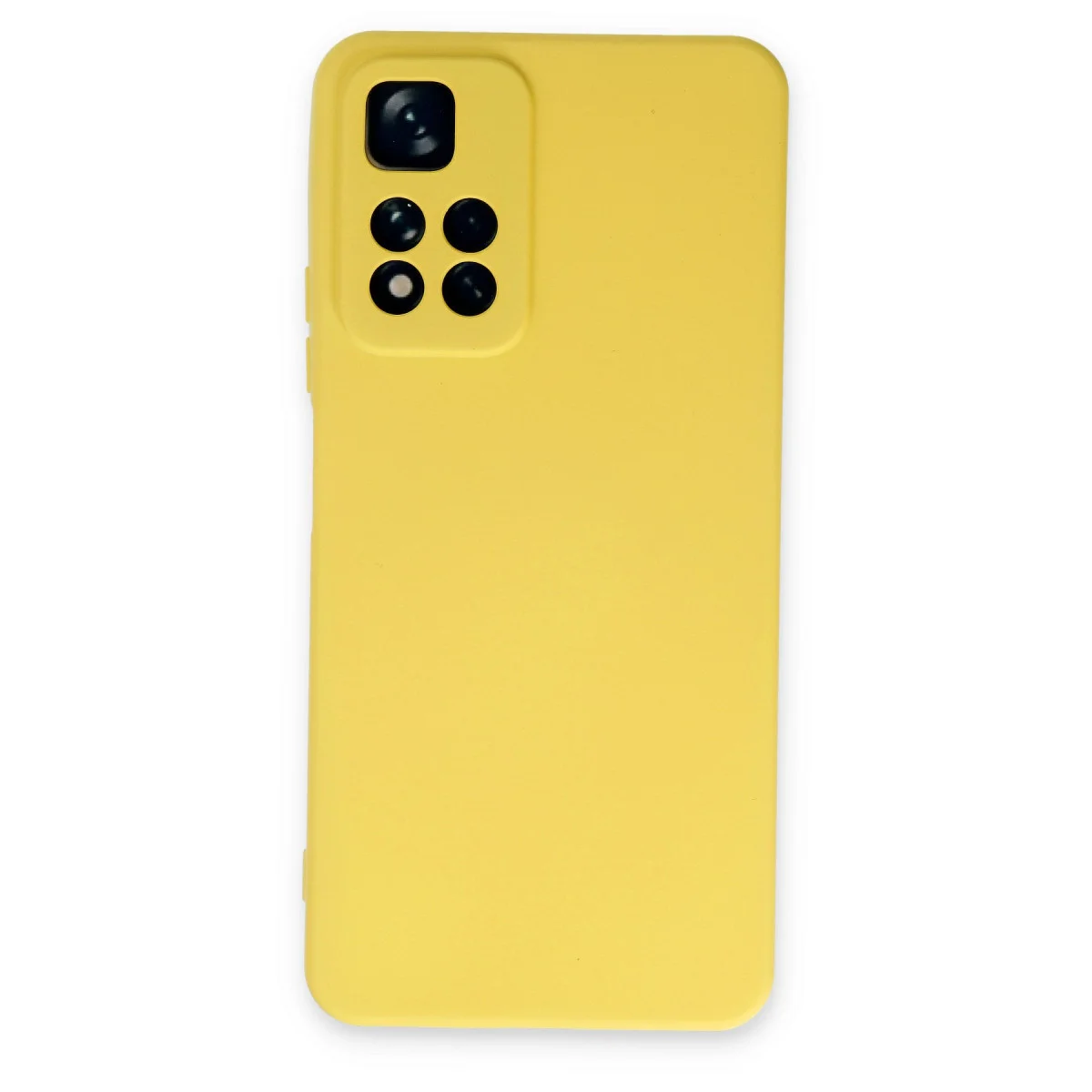 Redmi Note 11 Pro Plus 5G Kılıf Nano içi Kadife Silikon - Sarı
