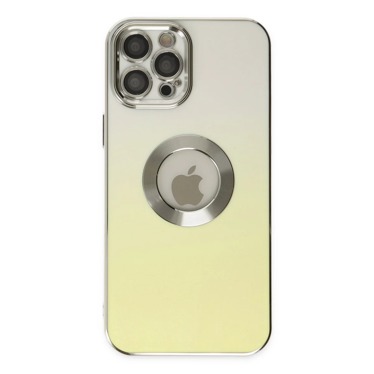 iPhone 12 Pro Kılıf Best Silikon - Sarı